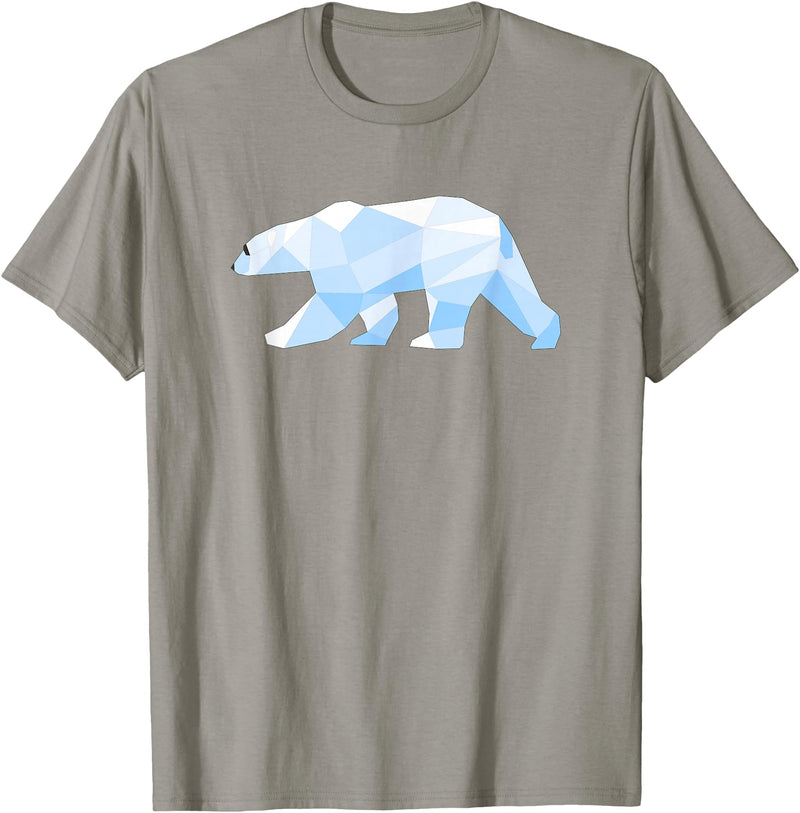 MKaur Cool Polar Bear Pattern Gift for Zoo Animal Lovers T-Shirt - Slate Grey