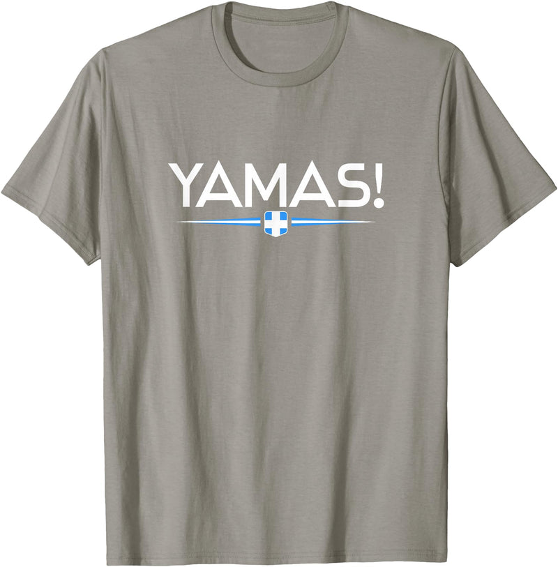 Greek culture designs Yamas - Greece T-Shirt - Slate Grey