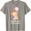 Big Sister Little Sister Outfits Siblings - Im the big sister bear T-Shirt - Slate Grey