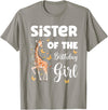Giraffe Birthday Party by LazyPanda Giraffe Sister of the Birthday Girl Matching Family T-Shirt - Slate Grey