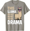 Llama Gift Llama Lover Accessories & Lama Stuff Funny Llama Design for Men Women Kids Llama Lover Llama T-Shirt - Slate Grey
