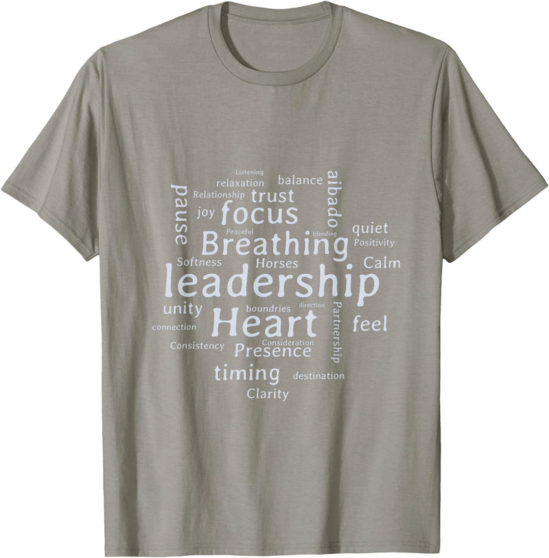 Considering The Horse Mark Rashid Principles Unisex-Youth Blue Cotton Polyester Blend Classic Fit T-Shirt - Slate Grey