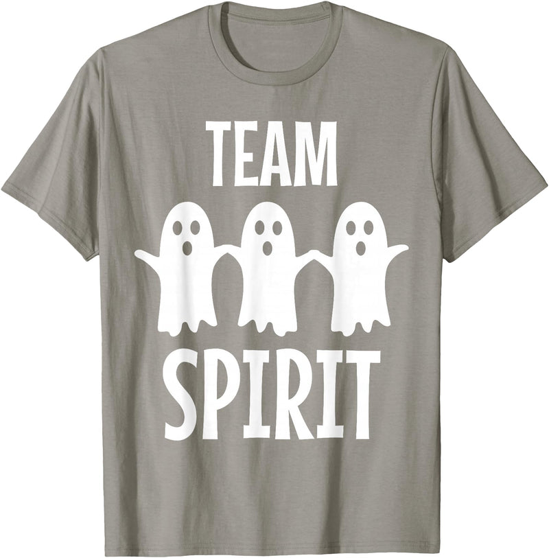 Ghost Halloween Gifts - Team Spirit Funny Ghost Pun - Team Spirit T-Shirt - Slate Grey