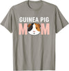 Cavy Mom Designs FarmAnimal Guinea Pig Mom Cavy Owner Mom Design T-Shirt - Slate Grey