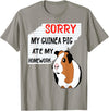 Funny Back to School Sorry My Guinea Pig Ate My Homework School Funny Guinea Pig T-Shirt - Slate Grey