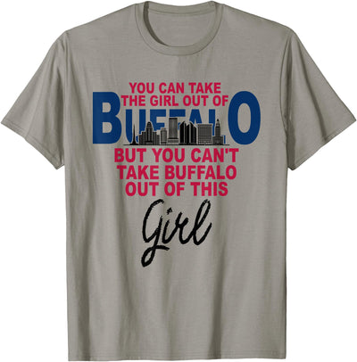 Cow Womens Proud Buffalo Girl Moved From Buffalo T-Shirt