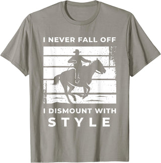 Funny Horse Quote Shirts And Equestrian Gifts Funny Horse Quote Outfit For A Lover Of Horse T-Shirt - Slate Grey