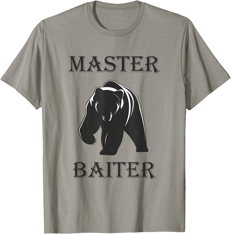 OutdoorMerch Master Bear Baiter Shirt T-Shirt - Slate Grey