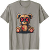 Trending Tees Stuffed Teddy Bear with X eyes T-Shirt - Slate Grey