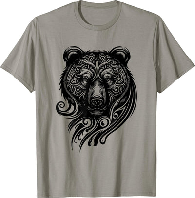 Bear Grizzly Nordic Indian Celtic Mythology Wild Animal Fan T-Shirt