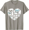 Polar beart lover heart gifts idea kids boys girls Polar Bear Lover Polar Bear Heart Valentine Gift Men Women T-Shirt - Slate Grey