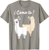 Spanish design | Llama gift | Funny Spanish design Funny Spanish gift, Como Te Llama, Llama design T-Shirt - Slate Grey