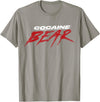 Cocaine Bear Logo T-Shirt - Slate Grey