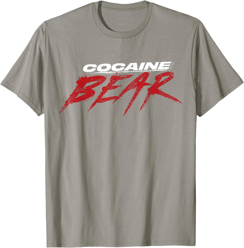Cocaine Bear Logo T-Shirt - Slate Grey