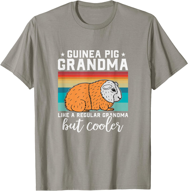 Funny Guinea Pig Gift Guinea Pig Men Women Kids Guinea Pig Grandma Guinea Pig Lovers T-Shirt - Slate Grey