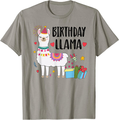 Matching Llama Birthday Party Supplies Birthday Llama Girl Birthday Party Llama Birthday Outfit T-Shirt