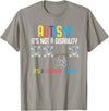 Autism Awareness Gifts Cute Koala Bears Its A Different Ability Autism Awareness T-Shirt - Slate Grey