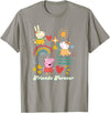 Peppa Pig Friends Forever Rebecca Rabbit & Suzy Sheep T-Shirt - Slate Grey