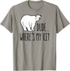 Polar Bears Against Climate Change Climate Change Polar Bear Environmentalist Gift T-Shirt - Slate Grey