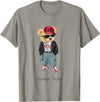 Funny Teddy Bear T-Shirt - Slate Grey