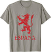 Threadrock Espana Spain Lion Symbol Spanish Spanish Pride T-Shirt - Slate Grey