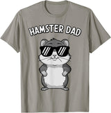 Funny Hamster Design for Men Dad Boys Animal Hamster Lover T-Shirt - Slate Grey