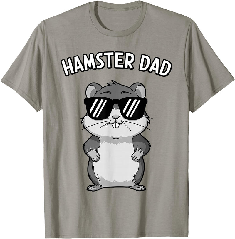 Funny Hamster Design for Men Dad Boys Animal Hamster Lover T-Shirt - Slate Grey
