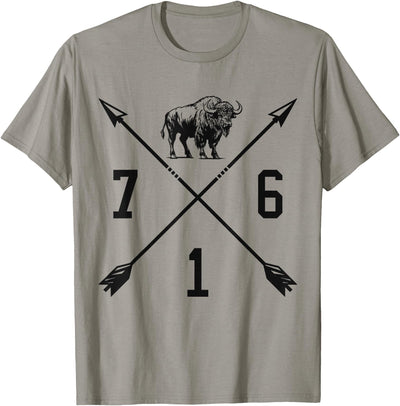 Cow 716 Area Code Buffalo New York Pride T-Shirt