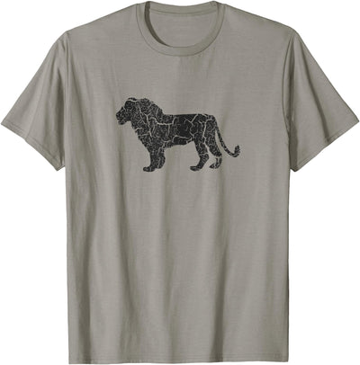Distressed Lion - Vintage Lion T-Shirt