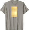 Buffalo Plaid and Checkered Squares Yellow Checkered Square Buffalo Plaid T-Shirt - Slate Grey