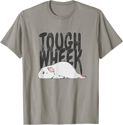 Guinea Pig Pet Tough Wheek Albino White T-Shirt
