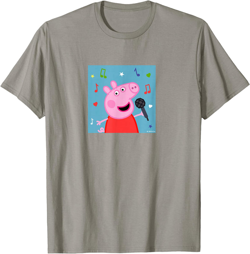 Peppa Pig - Music Album T-Shirt - Slate Grey