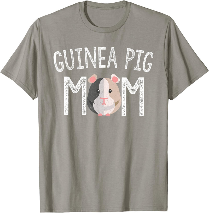 Guinea Pig Mom Gifts Guinea Pig Mom Guinea Pig Lover Gifts Mama Mother T-Shirt - Slate Grey