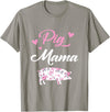 Funny Pig Lover Piggy Squad Gift For Women Pig Mama Funny Pig Mom Gift For Women Piggy Squad T-Shirt - Slate Grey