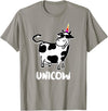 Cool Cow Lover Shirts & Funny Dairy Farmer Gifts Unicow. Cute Dairy Cow Farmer Shirt Funny Cow Lover Gift T-Shirt - Slate