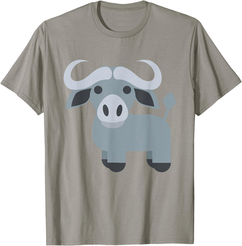 Funny Easy Lazy Last Minute Costumes Water Buffalo Costume T-Shirt - Slate Grey