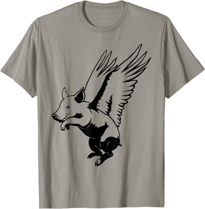 Flying Pig with Wings Fly Pig Lovers T-Shirt