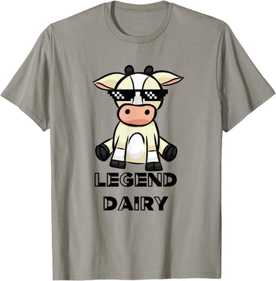 Cow Legendairy Cow Print Pun T-Shirt