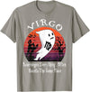 Ghost Zodiac Horoscope Virgo Halloween Costume Retro Ghost Zodiac Sign Virgo Funny Halloween Costume T-Shirt - Slate Grey