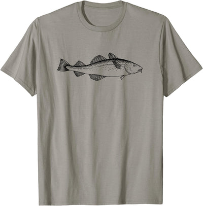Fishing Cod Fish Cod Fish Graphic Fisherman T-Shirt