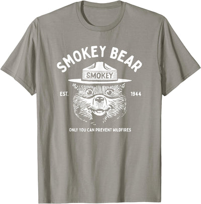Vintage Smokey Bear Logo Only You Can Prevent Wildfires T-Shirt