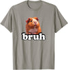 Funny Animal Cavy Mom Gifts T Shirts & Hoodies Bruh Bro Kids Boys Girls Cute Wheek Merch Guinea Pig Lover T-Shirt - Slate Grey