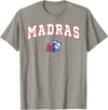 Official High School Fan Gear Madras High School White Buffalo T-Shirt - Slate Grey