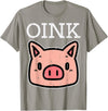 Pig Lover Shirts For Men Women Kids Oink Pig Face Cute Hog Head Girls Boys Kids Toddler Women T-Shirt - Slate Grey