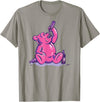 Drunk Gummy Bear - Funny Drinking Illustration Humor Alcohol T-Shirt - Slate Grey