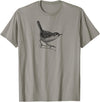 Birding Ornithologist Birds Wren Bird T-Shirt - Slate Grey
