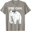 Polar Bear Gift Polar Bear Accessories & Stuff Cool Polar Bear Design For Men Women Animal Polar Bear Lover T-Shirt - Slate Grey