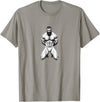 Jay Moe Design Bear, Pride, Gay Pride, Bear Pride Flag, Gay, Rainbow Flag T-Shirt - Slate Grey