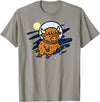 HighlandCowAxis1 Highland Cow Astronaut Space Animal Lover Moon Boys Girls T-Shirt - Slate Grey