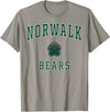 Official High School Fan Gear Norwalk High School Bears T-Shirt - Slate Grey